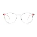 Verena - Round Translucent Glasses for Women